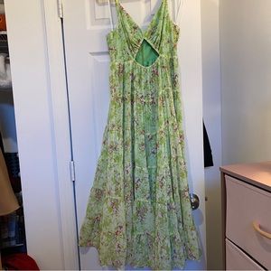 Likely Floral Green Dress